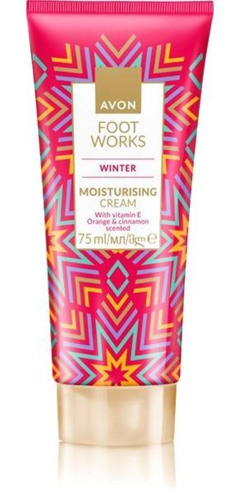 Avon Foot Work Winter Portakal ve Tarçın Kokulu E Vitaminli Nemlendirici Ayak Kremi 75 ml