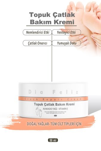 Dia Feliz Topuk Çatlak Bakım Kremi 50 ml