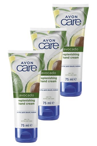 Avon Care Avokado Özlü Kuru Ciltler İçin El Krem 3x75 ml