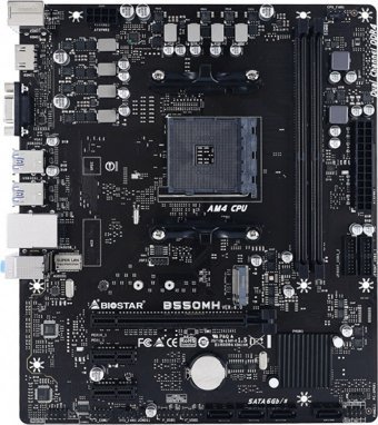 Biostar B550MH B550 AM4 Soket DDR4 4933 Mhz PCIe 4.0 Overclock ATX Masaüstü Bilgisayar AMD Uyumlu Anakart
