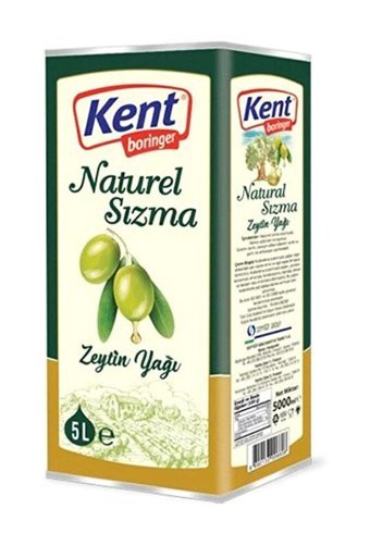 Kent Teneke Sızma Zeytinyağı 5 lt