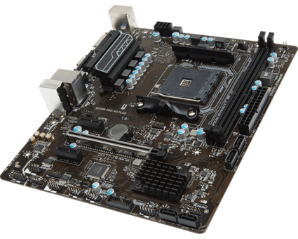 MSI A320M Pro-VD Plus A320 AM4 Soket DDR4 3200 Mhz Micro ATX Masaüstü Bilgisayar AMD Uyumlu Anakart