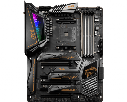 MSI 570 ACE X570 AM4 Soket DDR4 4600 Mhz PCIe 4.0 Wi-Fi Overclock Mining ATX Masaüstü Bilgisayar AMD Uyumlu Anakart