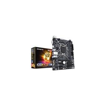 Gigabyte H310M H H310M LGA 1151 Soket DDR4 2666 Mhz Micro ATX Masaüstü Bilgisayar Intel Uyumlu Anakart