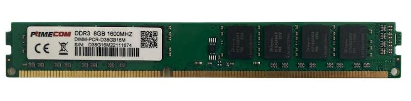 Primecom PCR-D38G16M 8 GB DDR3 1x8 1600 Mhz Ram