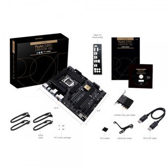 Asus Z490-CREATOR Z490 LGA 1200 Soket DDR4 4600 Mhz Overclock ATX Gaming Intel Uyumlu Anakart