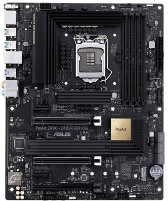 Asus Z490-CREATOR Z490 LGA 1200 Soket DDR4 4600 Mhz Overclock ATX Gaming Intel Uyumlu Anakart