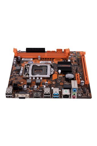 Esonic H61FHL H61 LGA 1155 Soket DDR3 1333 Mhz Mining Micro ATX Masaüstü Bilgisayar Intel Uyumlu Anakart