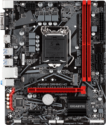Gigabyte B460M Gaming HD B460 LGA 1200 Soket DDR4 2933 Mhz PCIe 4.0 ATX Masaüstü Bilgisayar Intel Uyumlu Anakart