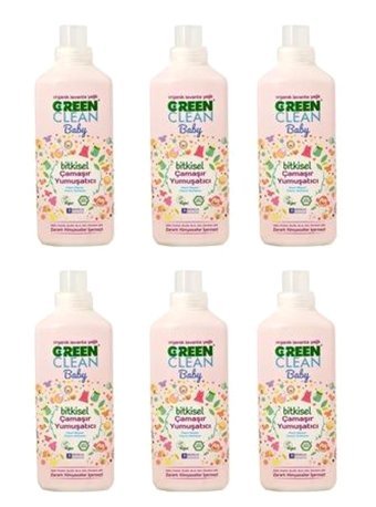 U Green Clean Baby 6x1000 ml Sıvı Yumuşatıcı