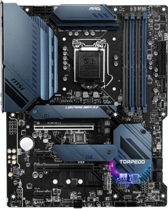 MSI Z590 TORPEDO Z590 LGA 1200 Soket DDR4 5333 Mhz PCIe 4.0 Overclock Mining ATX Masaüstü Bilgisayar Intel Uyumlu Anakart