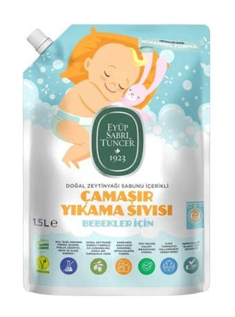 Eyüp Sabri Tuncer Zeytinyağı 1500 ml Sıvı Çamaşır Deterjan