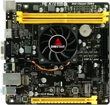 Biostar A10N-8800E BGA Soket DDR4 2133 Mhz Mini ITX Masaüstü Bilgisayar AMD Uyumlu Anakart