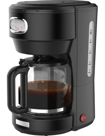 Westinghouse Retro 1.25 lt Hazne Kapasiteli 10 Fincan 1000 W Siyah Filtre Kahve Makinesi