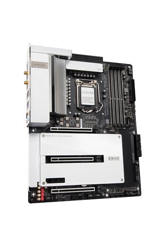 Gigabyte Z590 VISION D Z590 LGA 1200 Soket DDR4 5333 Mhz PCIe 4.0 Wi-Fi Overclock ATX Masaüstü Bilgisayar Intel Uyumlu Anakart
