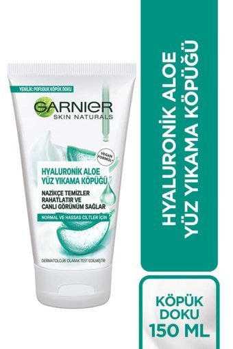 Garnier Hyaluronik Aloe Vera Yüz Yıkama Köpüğü 150 ml