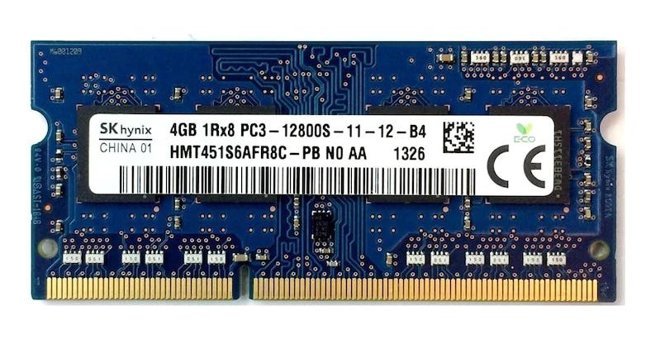 Hynix HMT451S6AFR8C-PB 4 GB DDR3 1x8 1600 Mhz Ram