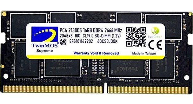 Twınmos MDD416GB2666N 16 GB DDR4 1x16 2666 Mhz Ram