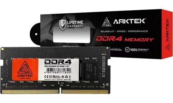 Arktek AKD4S8N3200 8 GB DDR4 1x8 3200 Mhz Ram