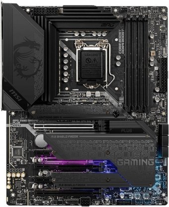MSI Mpg Z590 Gaming Plus Z590 LGA 1200 Soket DDR4 5333 Mhz PCIe 4.0 Overclock Mining ATX Masaüstü Bilgisayar Intel Uyumlu Anakart