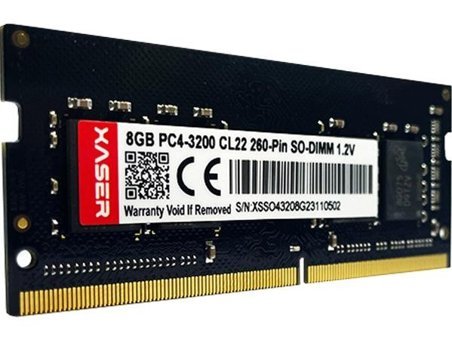 Xaser XS32S22S8/8 8GB DDR4 1x8 3200 Mhz Ram