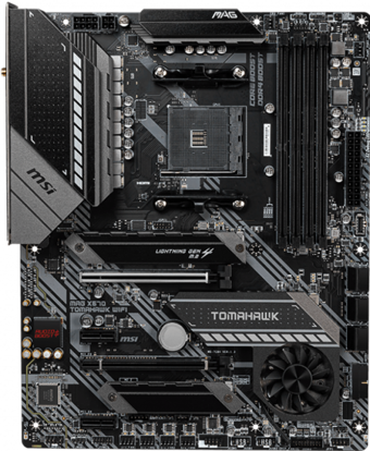 MSI X570 TOMAHAWK X570 AM4 Soket DDR4 4600 Mhz PCIe 4.0 Wi-Fi Overclock Mining ATX Masaüstü Bilgisayar AMD Uyumlu Anakart