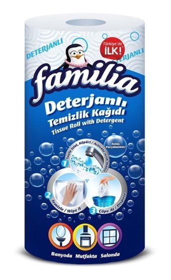 Familia Kokulu 3 Katlı Tekli Rulo Deterjanlı Temizlik Kağıdı