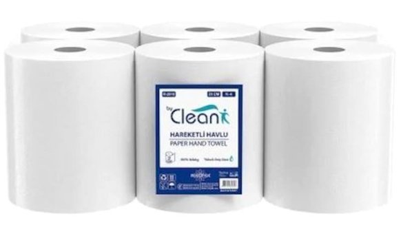By Clean 2 Katlı 6'lı Rulo Kağıt Havlu