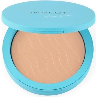 Inglot Stay Hydrated Pressed 204 Tüm Ciltler İçin Işıltılı Toz Pudra Açık