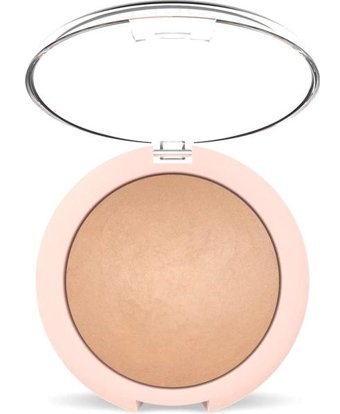 Golden Rose Nude Look Sheer Baked Tüm Ciltler İçin Işıltılı Toz Pudra