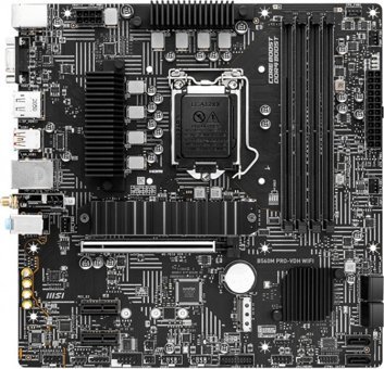 MSI B560M Pro-VDH Wifi B560 LGA 1200 Soket DDR4 5066 Mhz PCIe 4.0 Wi-Fi Micro ATX Masaüstü Bilgisayar Intel Uyumlu Anakart