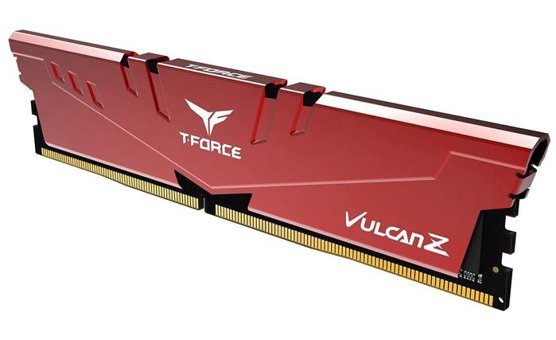 Team T-Force Vulcan Z Red TLZRD416G3200HC16F01 16 GB DDR4 1x16 3200 Mhz Ram