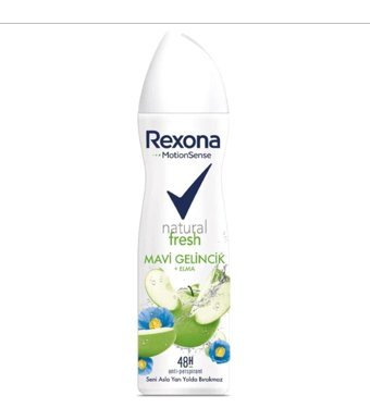 Rexona Deo Woman Natural Pudrasız Ter Önleyici Organik Antiperspirant Sprey Kadın Deodorant 150 ml