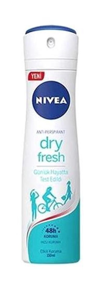 Nivea Deo Women Dryfresh Pudrasız Ter Önleyici Antiperspirant Sprey Kadın Deodorant 150 ml