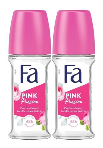 Fa Pink Passion Pudrasız Ter Önleyici Antiperspirant Roll-On Kadın Deodorant 2x50 ml