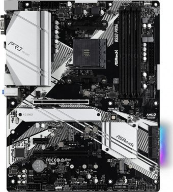 Asrock B550-Pro 4 B550 AM4 Soket DDR4 4733 Mhz PCIe 4.0 Overclock Micro ATX Gaming AMD Uyumlu Anakart