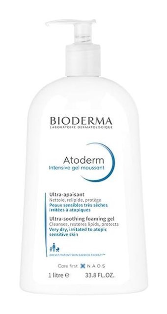 Bioderma Atoderm Intensive Atopik Ciltler İçin Yüz Temizleme Jeli 1 lt