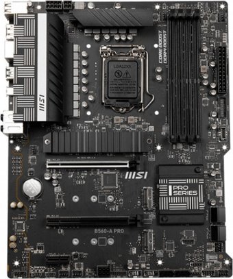 MSI B560-A Pro B560 LGA 1200 Soket DDR4 5066 Mhz PCIe 4.0 Mining ATX Masaüstü Bilgisayar Intel Uyumlu Anakart