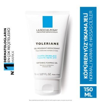 La Roche-Posay Toleriane Foaming Normal - Karma Ciltler İçin Yüz Temizleme Jeli 150 ml