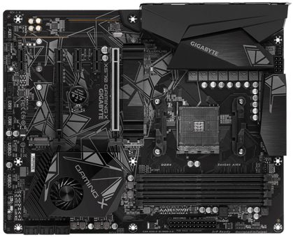 Gigabyte X570 Gaming X X570 AM4 Soket DDR4 4000 Mhz PCIe 4.0 Overclock Mining ATX Masaüstü Bilgisayar AMD Uyumlu Anakart