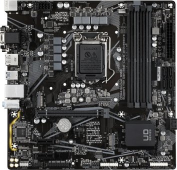 Gigabyte B560M DS3H B560 LGA 1200 Soket DDR4 5333 Mhz PCIe 4.0 Micro ATX Masaüstü Bilgisayar Intel Uyumlu Anakart