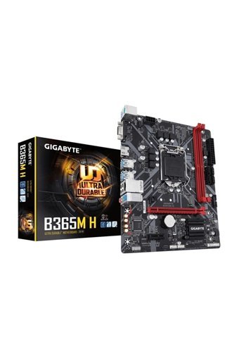 Gigabyte B365M H B365 LGA 1151 Soket DDR4 2666 Mhz Micro ATX Masaüstü Bilgisayar Intel Uyumlu Anakart