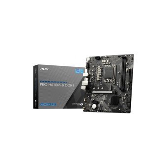 MSI H610M B H610M-B LGA 1700 Soket DDR4 3200 Mhz Micro ATX Masaüstü Bilgisayar Intel Uyumlu Anakart