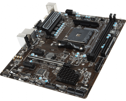 MSI A320M Pro-VH Plus A320 AM4 Soket DDR4 3200 Mhz Micro ATX Masaüstü Bilgisayar AMD Uyumlu Anakart