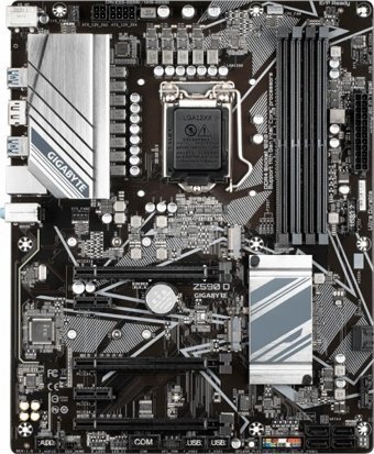 Gigabyte Z590 D Z590 LGA 1200 Soket DDR4 5333 Mhz PCIe 4.0 Overclock Mining ATX Masaüstü Bilgisayar Intel Uyumlu Anakart