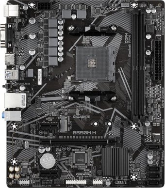 Gigabyte B550M H B550 AM4 Soket DDR4 5100 Mhz PCIe 4.0 Overclock Micro ATX Masaüstü Bilgisayar AMD Uyumlu Anakart