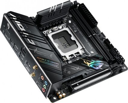 Asus Rog Strix B660-I Gaming B660 LGA 1700 Soket DDR5 6200 Mhz Wi-Fi Overclock Mini ITX Gaming Intel Uyumlu Anakart