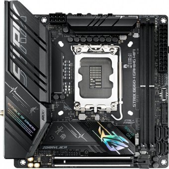 Asus Rog Strix B660-I Gaming B660 LGA 1700 Soket DDR5 6200 Mhz Wi-Fi Overclock Mini ITX Gaming Intel Uyumlu Anakart
