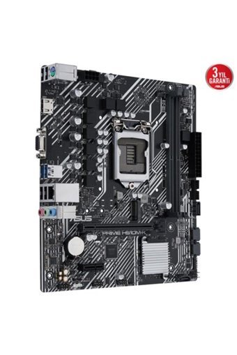 Asus Prime H510M-K H510M LGA 1200P Soket DDR4 3200 Mhz Overclock Micro ATX Masaüstü Bilgisayar Intel Uyumlu Anakart