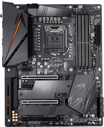 Gigabyte Z490 AORUS Pro AX Z490 LGA 1200 Soket DDR4 3200 Mhz PCIe 4.0 Wi-Fi Overclock Mining ATX Masaüstü Bilgisayar Intel Uyumlu Anakart